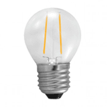 E27 LED filament bollamp 2W - 25W